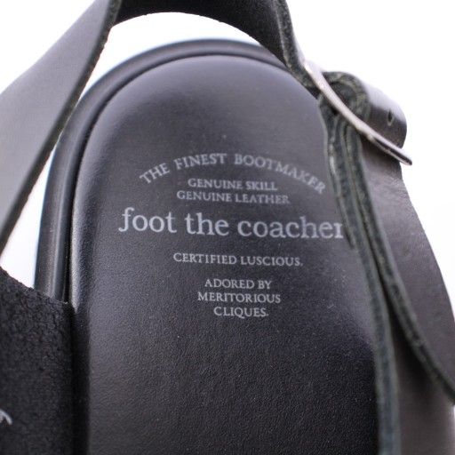 フットザコーチャー foot the coacher OPEN TOE SANDALS オープントゥ