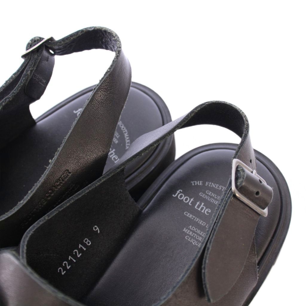 フットザコーチャー foot the coacher OPEN TOE SANDALS オープントゥ