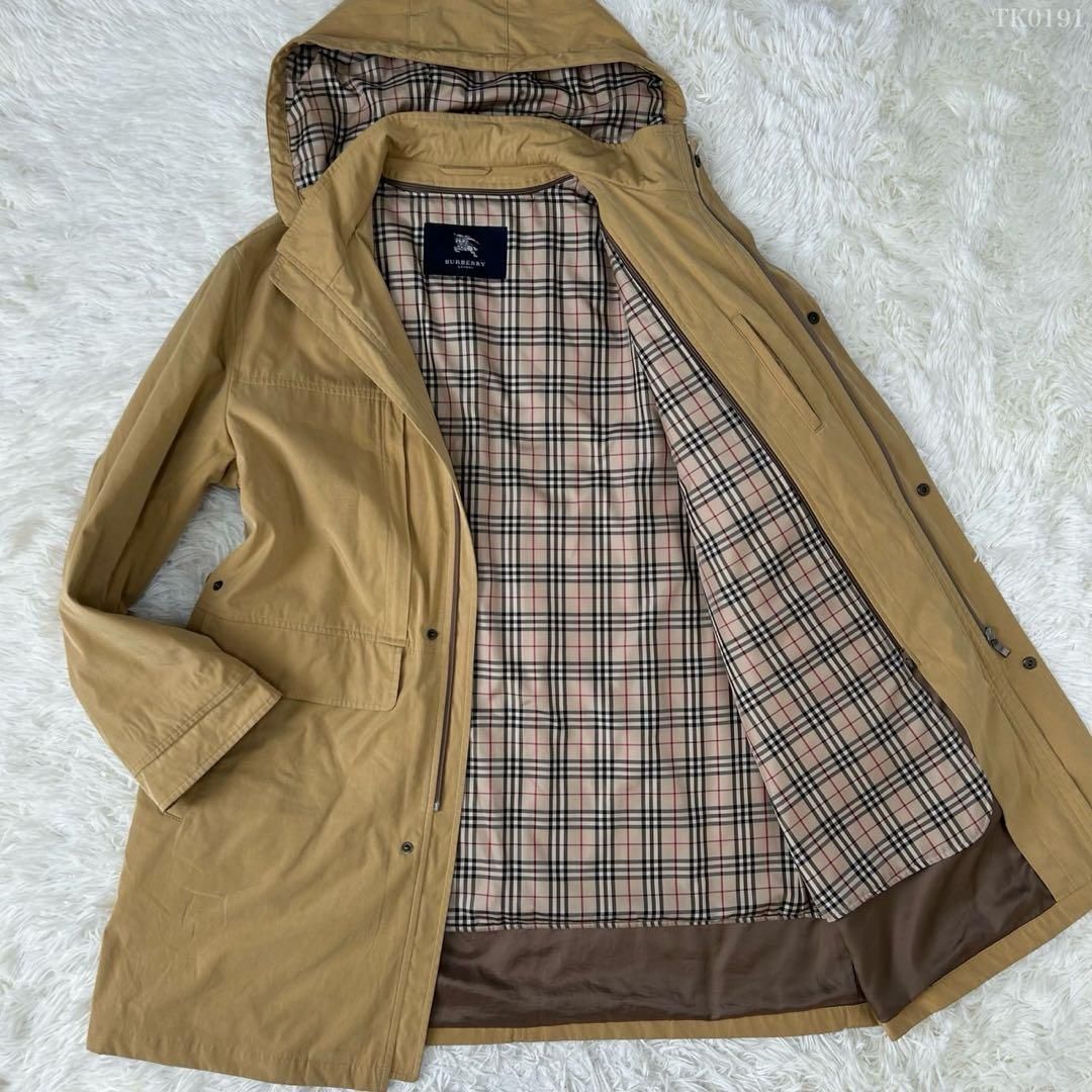 美品/LL】BURBERRY LONDON バーバリー ロンドン モッズコート