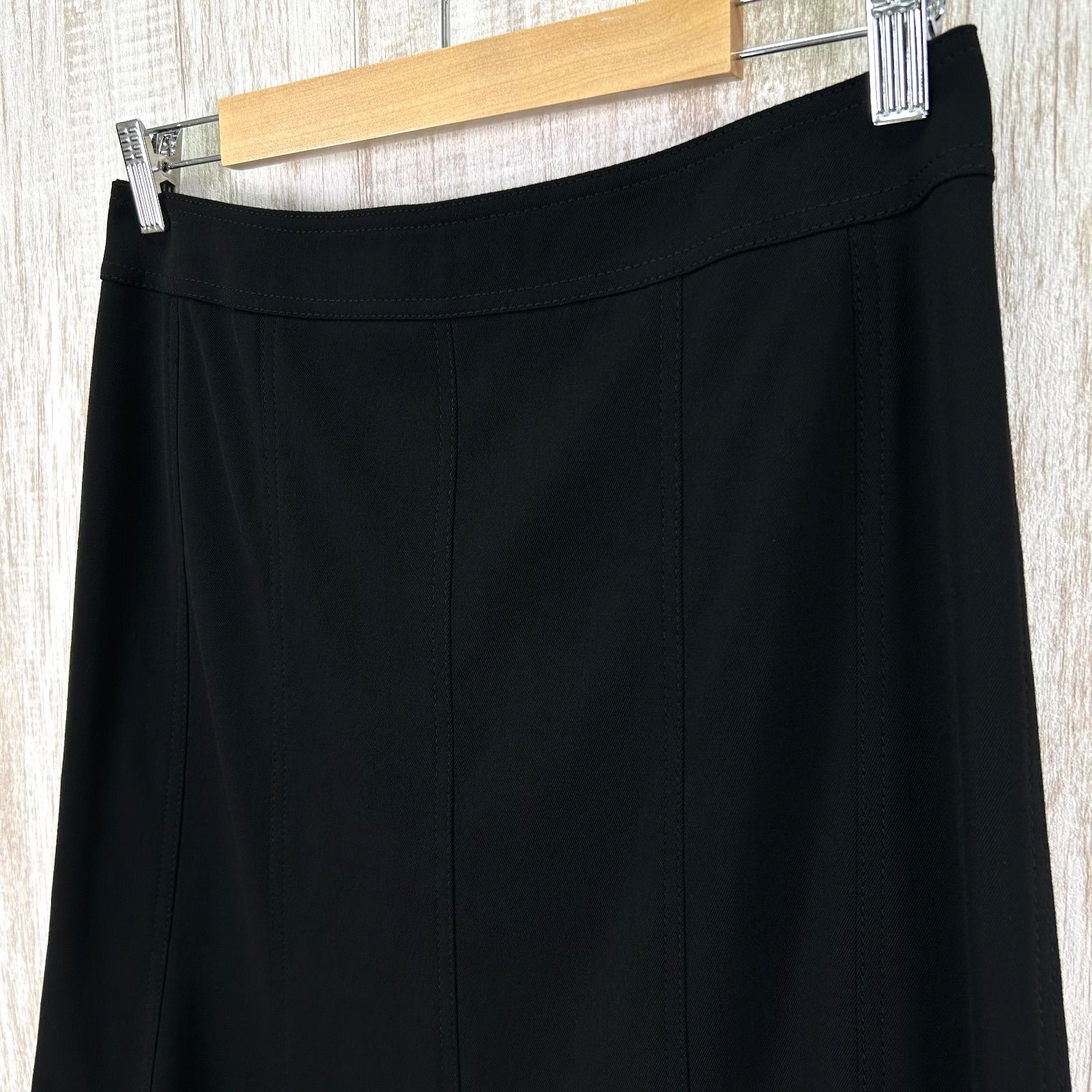 BURBERRY LONDON バーバリーロンドン ウール ひざ丈 フレアスカート