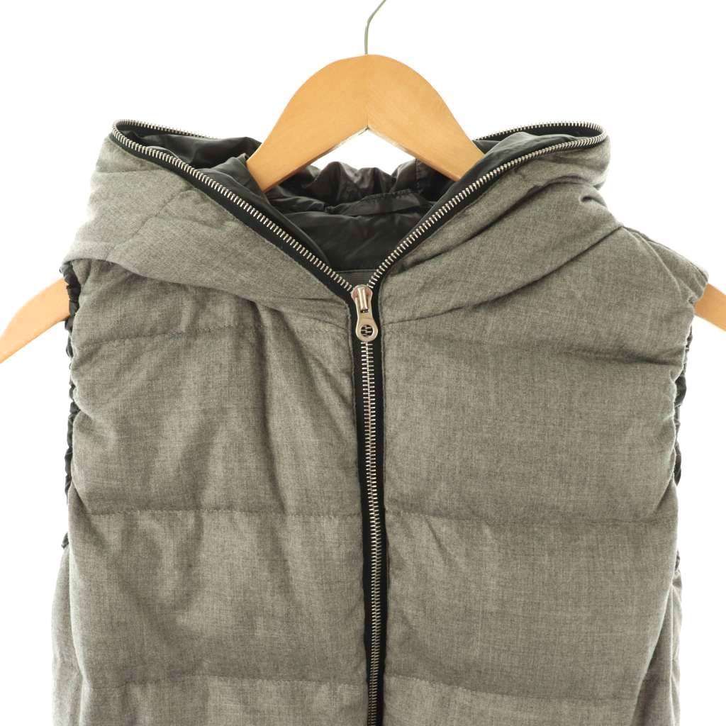 特価 デュベティカ FEBEDUE チェルッティ ダウンベスト グレー 42 デュベティカ DUVETICA オンライン FEBEDUE ダウンベスト ジップアップ