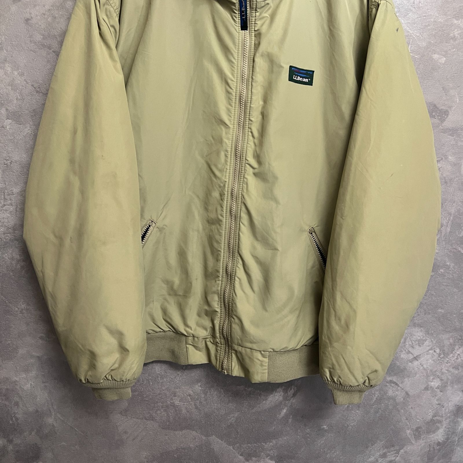 USA製 90s L.L.Bean WARM-UP JACKET ウォームアップジャケット 
