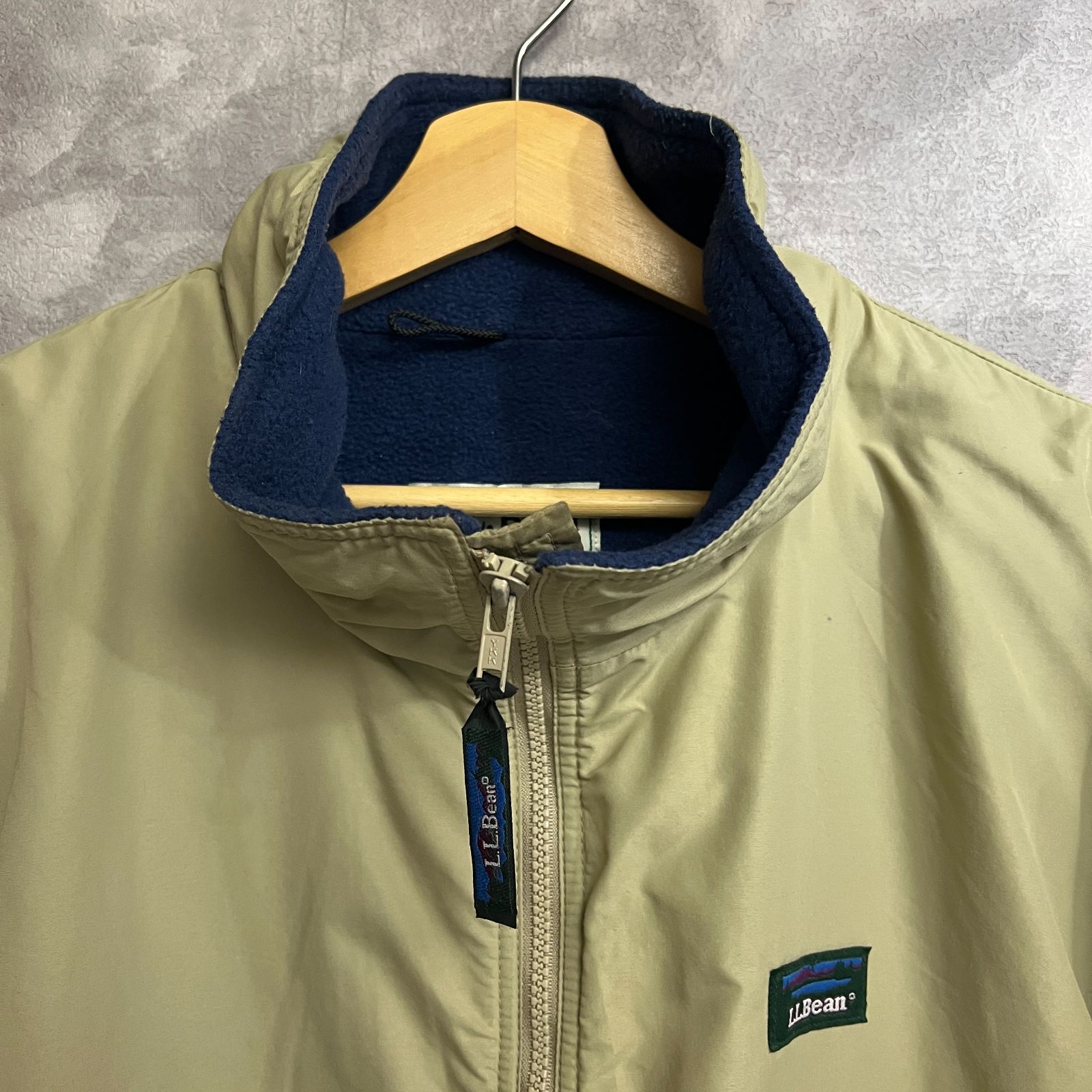 USA製 90s L.L.Bean WARM-UP JACKET ウォームアップジャケット 