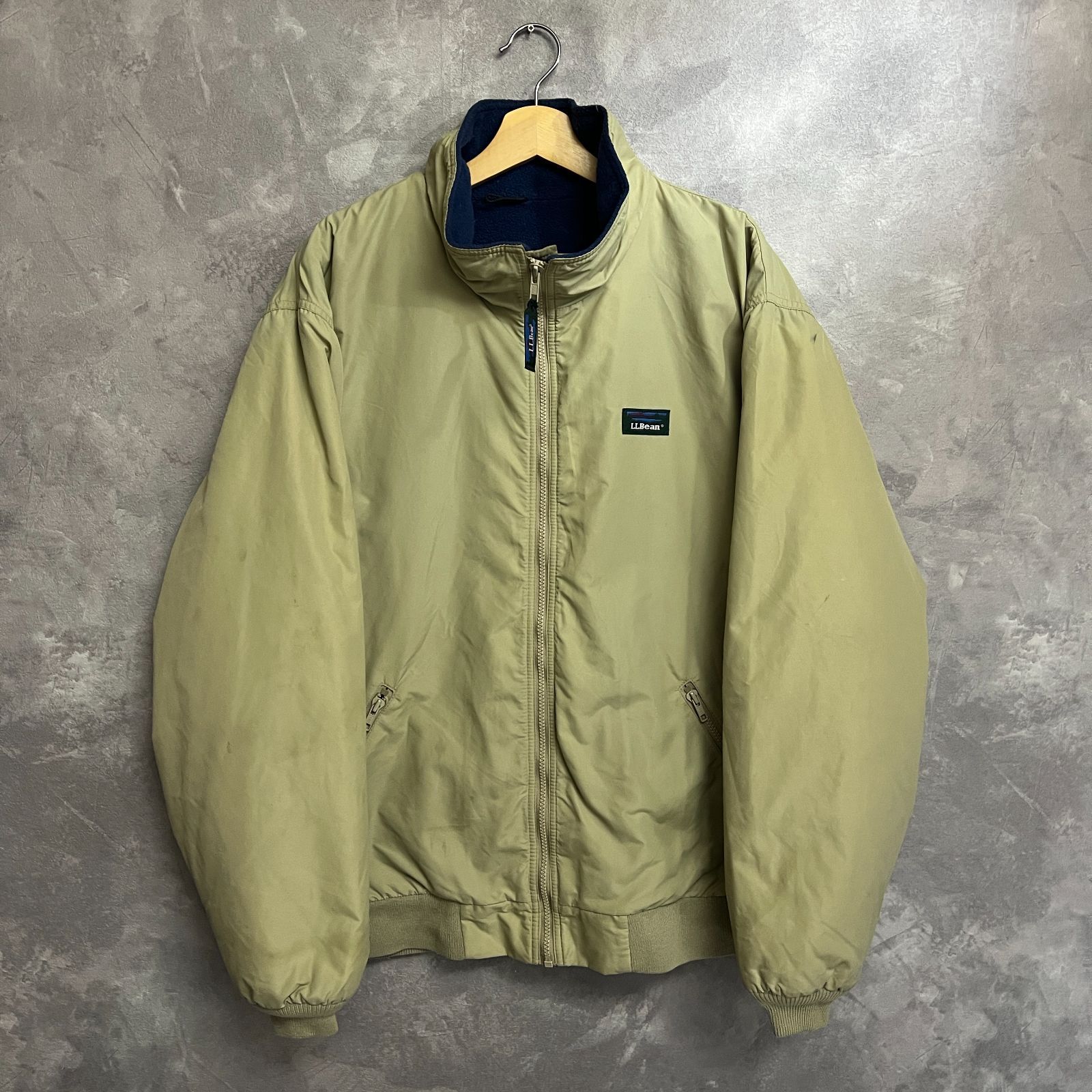 USA製 90s L.L.Bean WARM-UP JACKET ウォームアップジャケット 