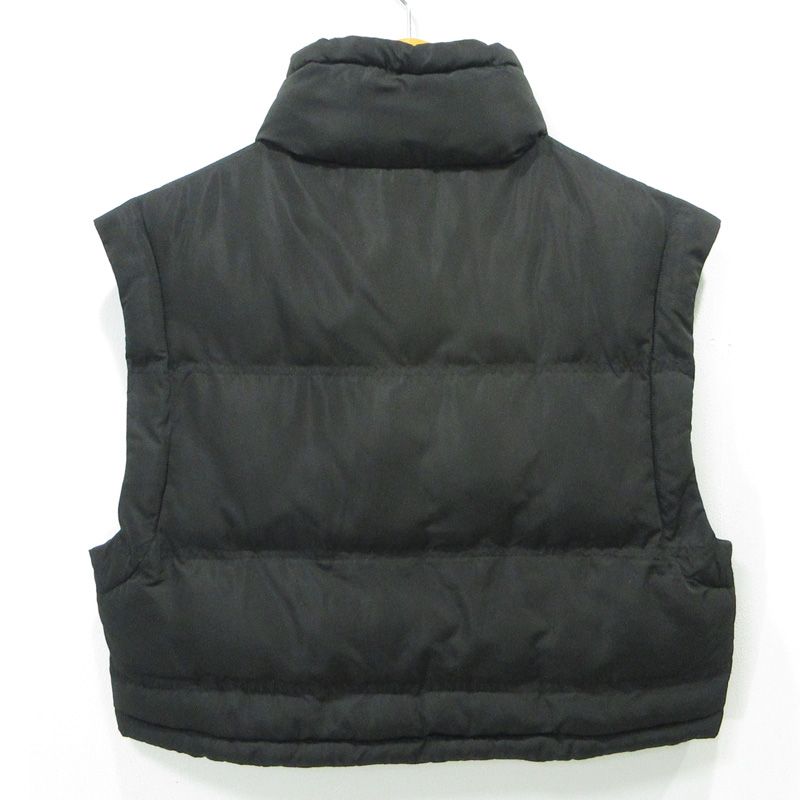 トゥデイフル ハーフジップ中綿ベスト プルオーバー ブラック サイズ 38 112