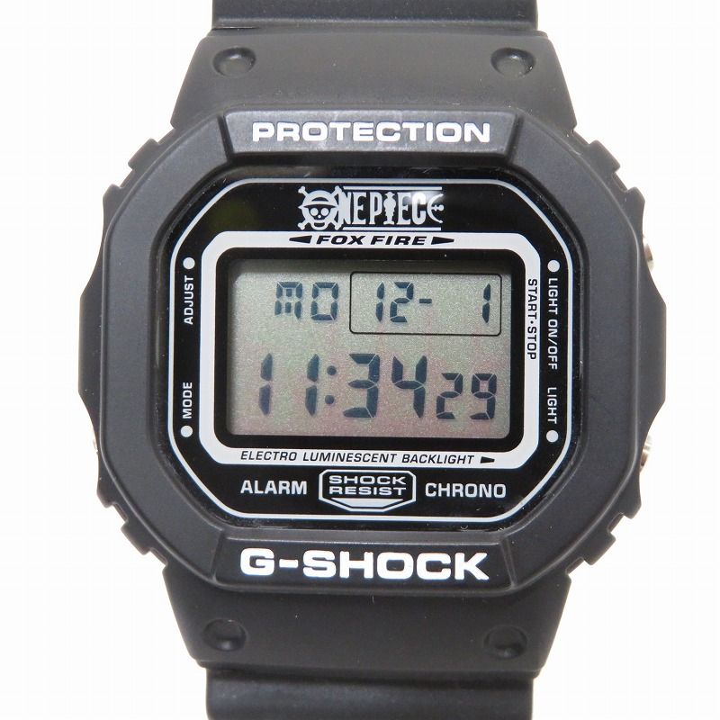  G-SHOCK ジーショック 腕時計 デジタルクオーツ DIGITAL ×ONE PIECE 麦わらの一味 DW-5600 VT ブラック 131 その他 時計