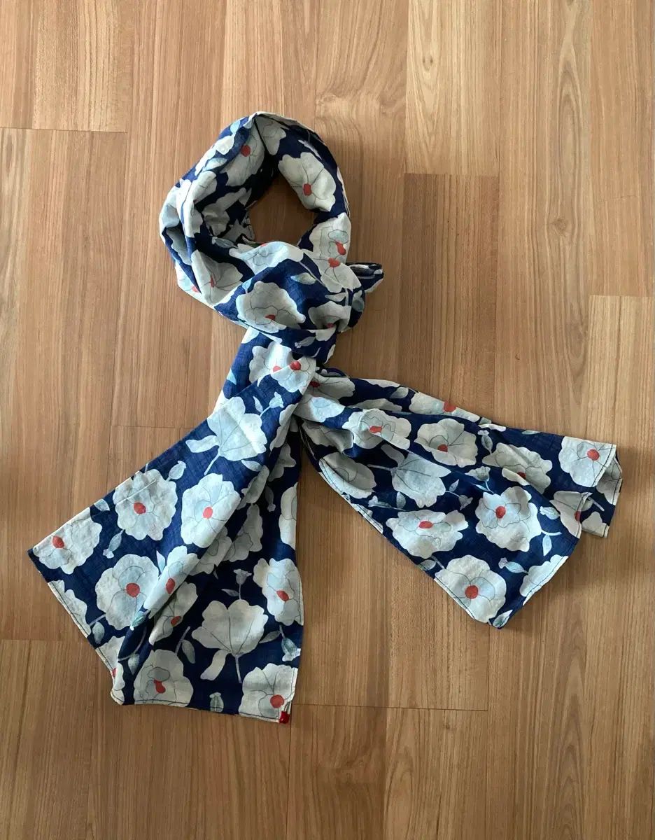 フラワー パータン マフラー スカーフ