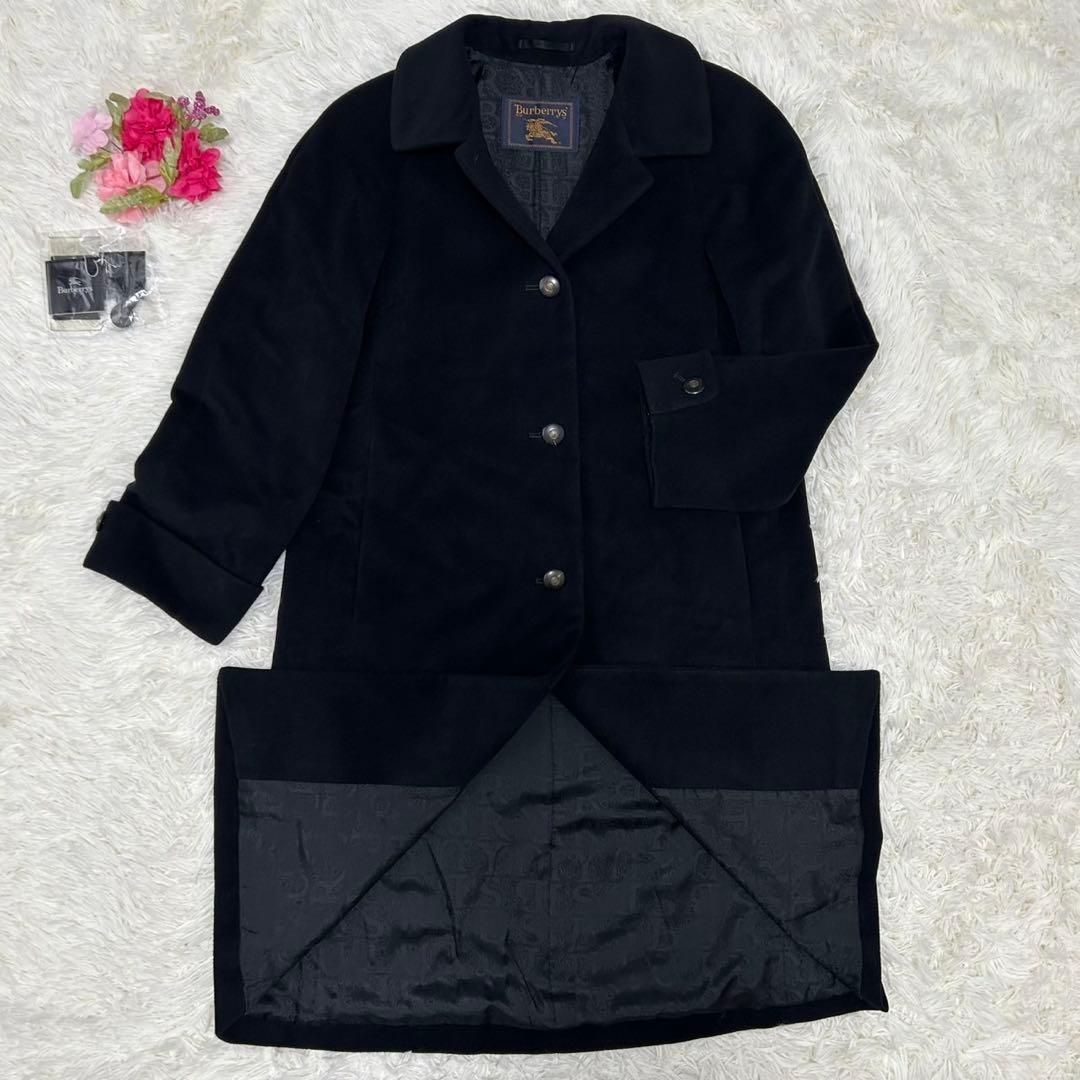【美品】BURBERRYS バーバリーズ 刺繍 ナイロン コート 黒 38 美品】BURBERRYS バーバリーズ 刺繍 ナイロン コート 黒 38 ウィメンズ
