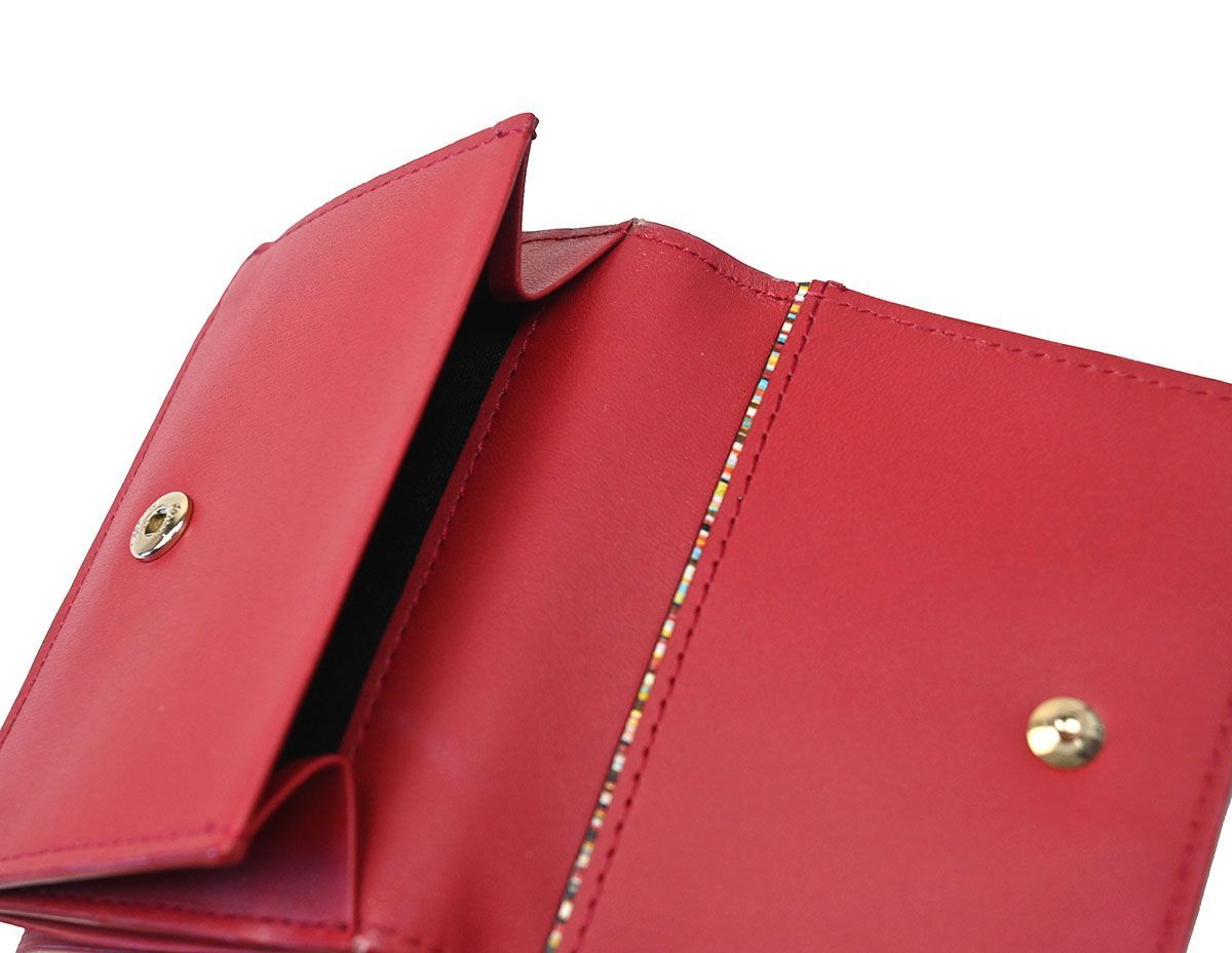 Paul Smithポールスミス ミニエンボス 三つ折り財布 折財布 小銭入れ ポールスミス 財布 三つ折り財布 paulsmith ミニエンボス牛革 三つ折り