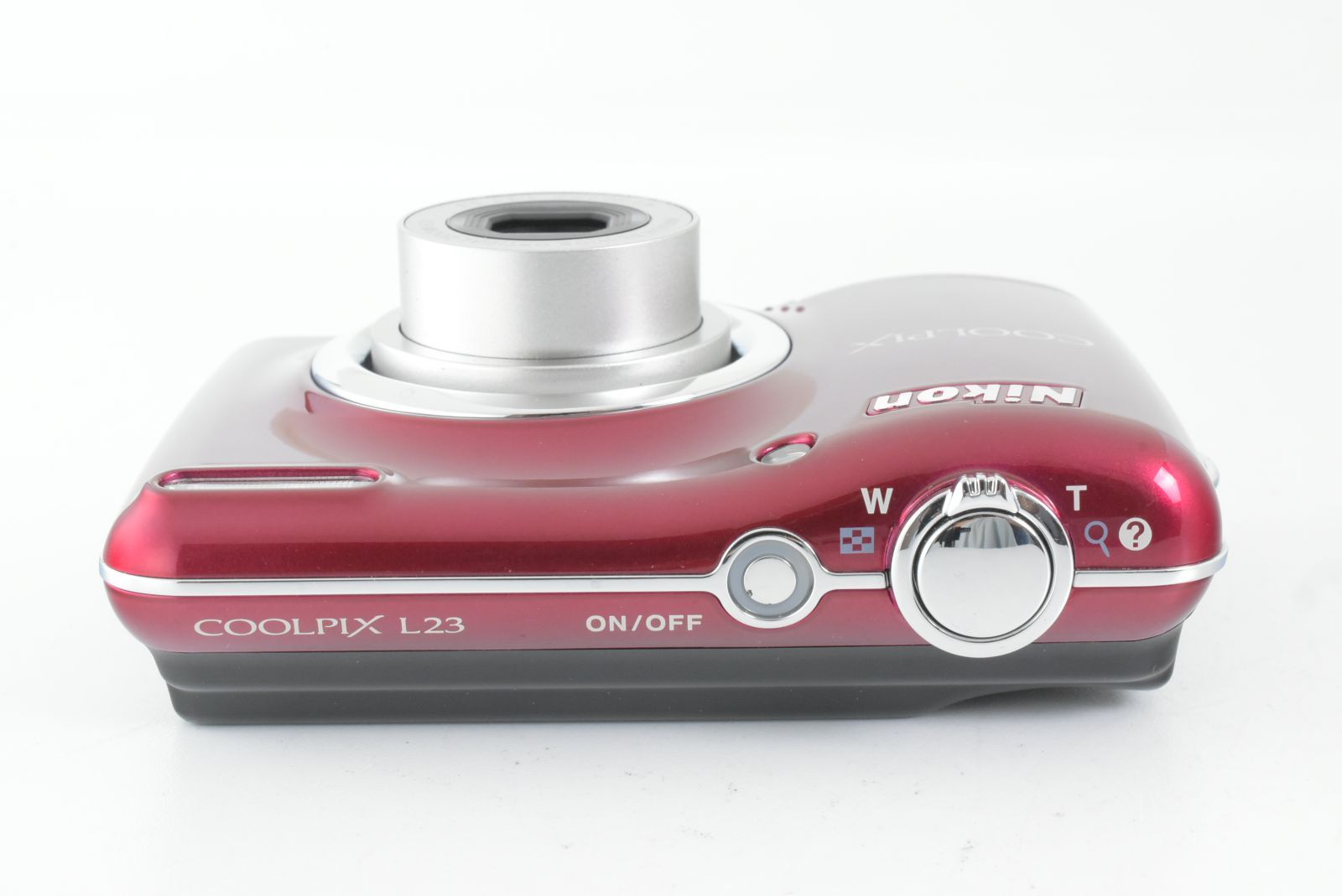 美品】Nikon Coolpix L23 Red 10.1MP Zoom Digital Camera ニコン