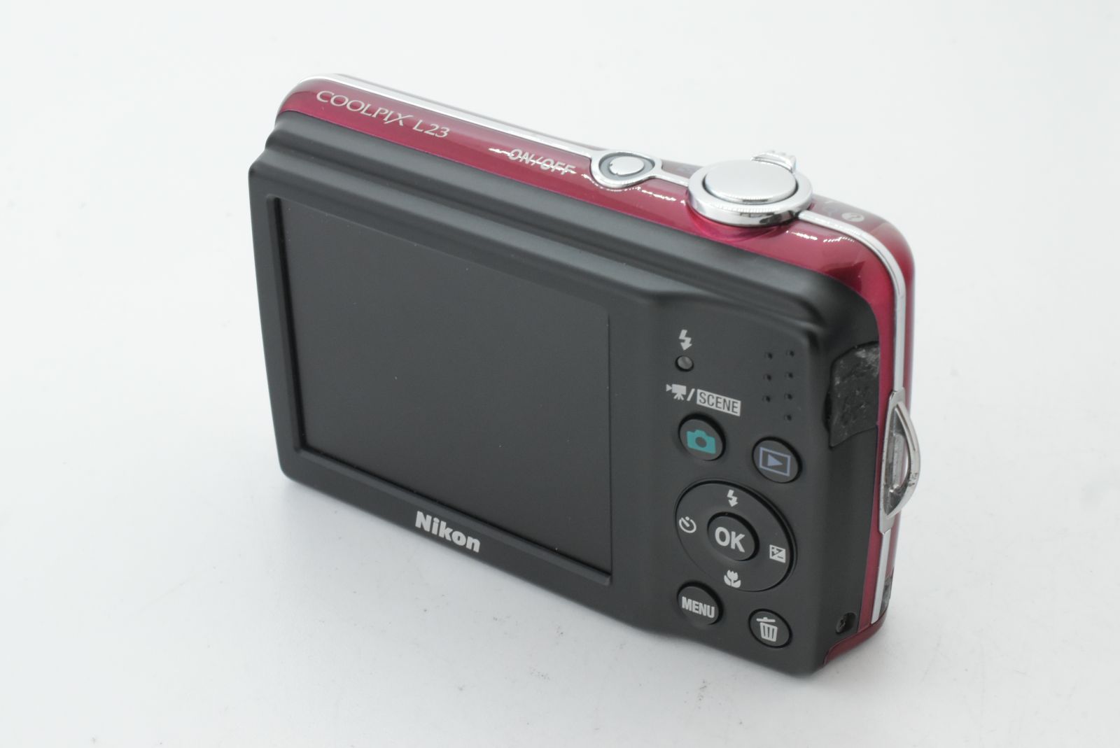 美品】Nikon Coolpix L23 Red 10.1MP Zoom Digital Camera ニコン
