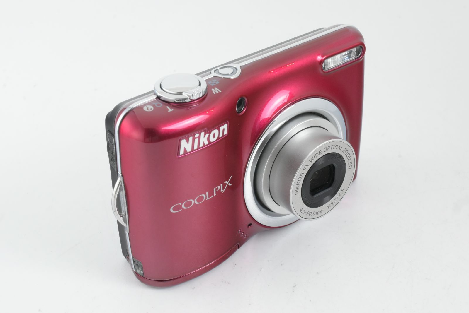 美品】Nikon Coolpix L23 Red 10.1MP Zoom Digital Camera ニコン