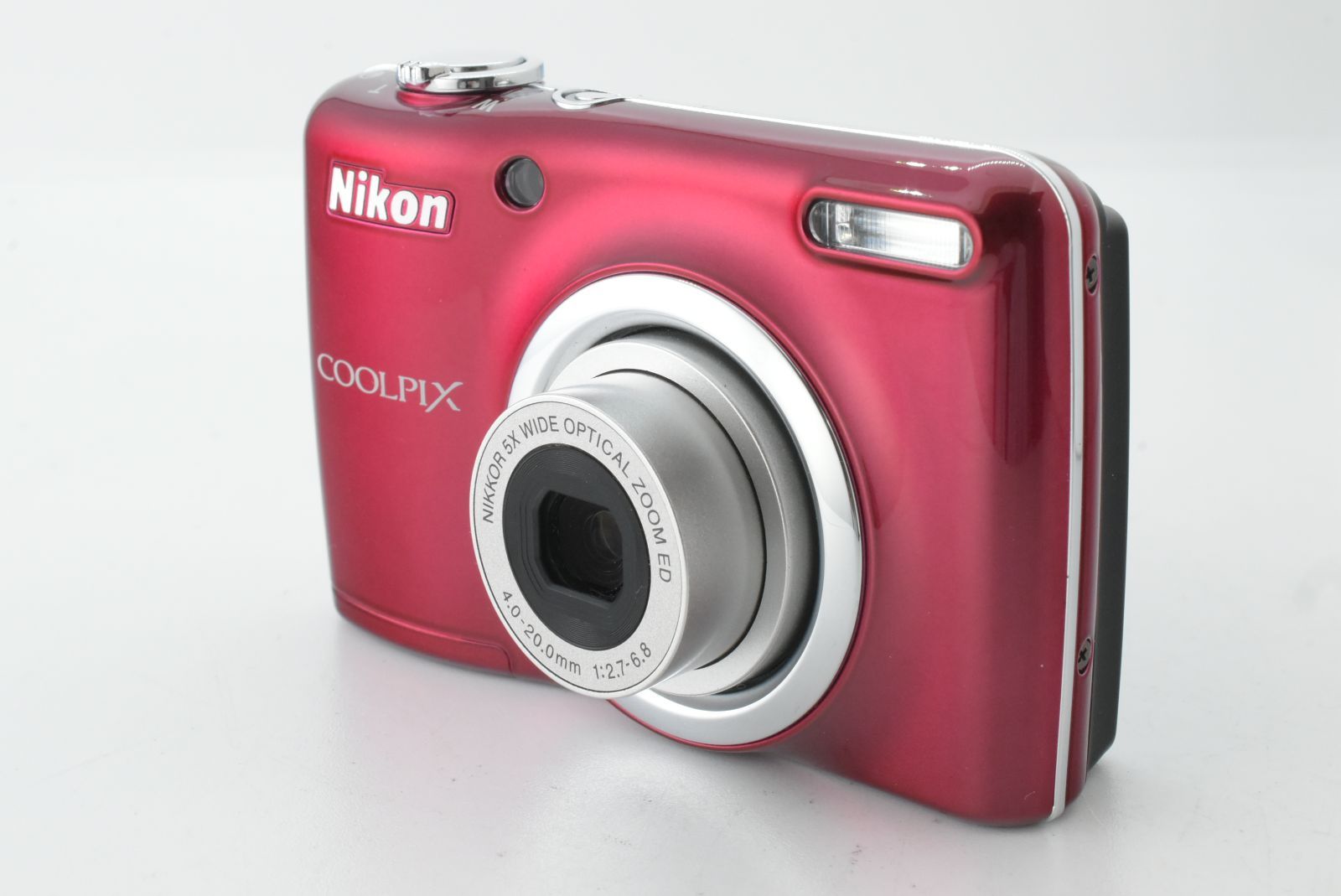 美品】Nikon Coolpix L23 Red 10.1MP Zoom Digital Camera ニコン