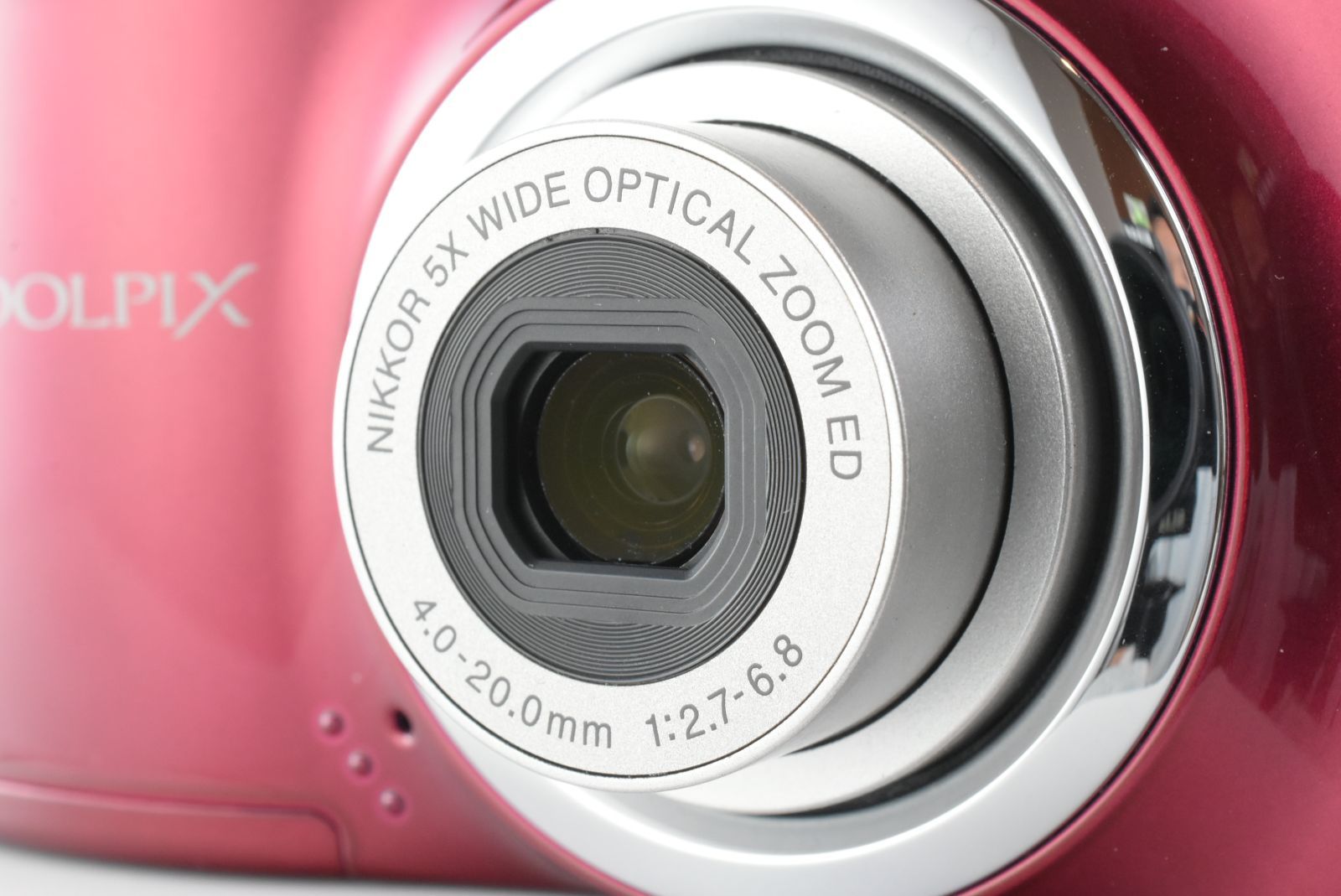 美品】Nikon Coolpix L23 Red 10.1MP Zoom Digital Camera ニコン