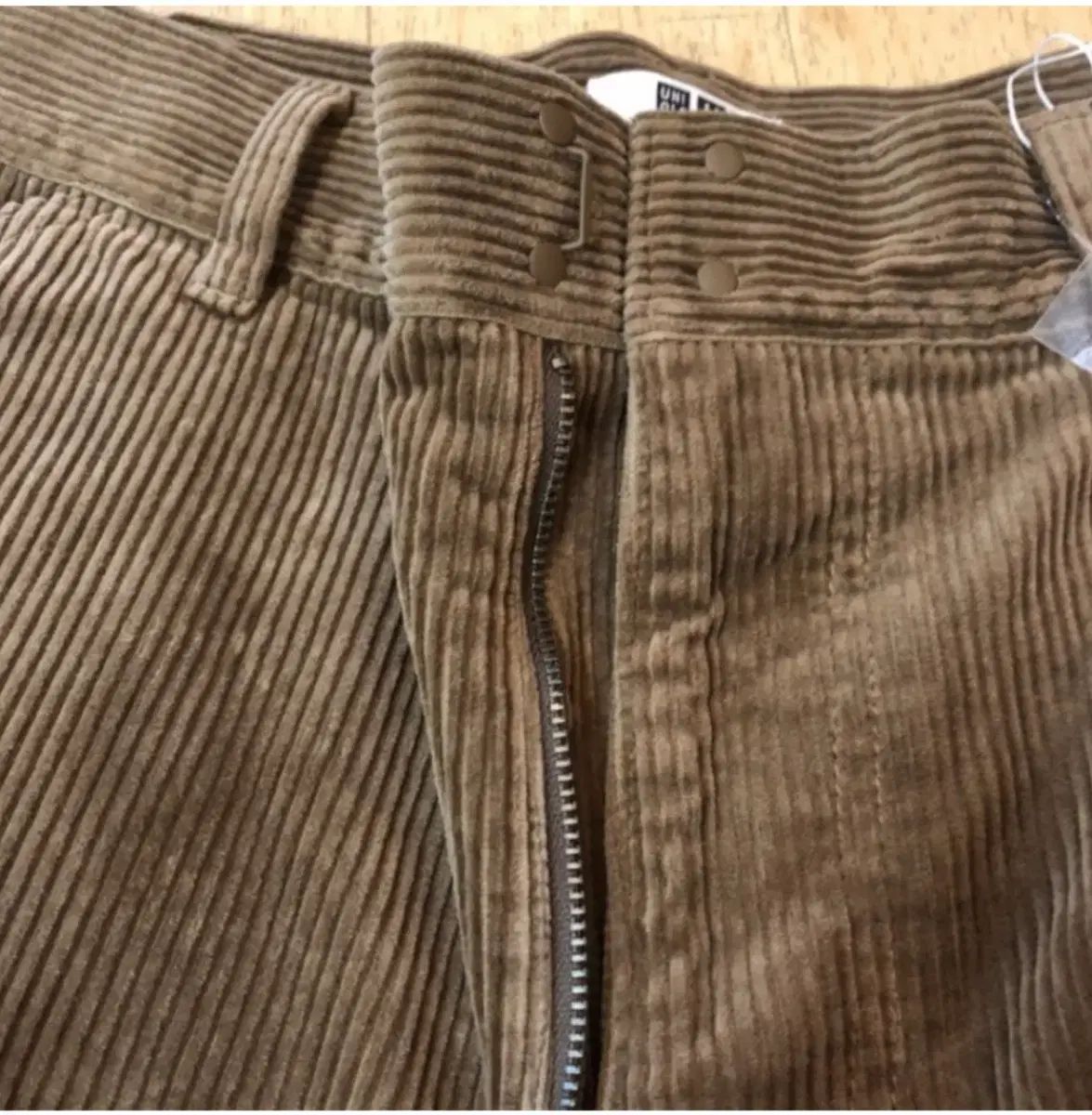 UNIQLO U コーデュロイワイドフィット ワークパンツ