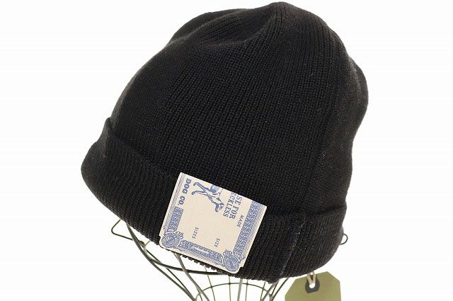  ザエイチダブリュードッグアンドコー THE H.W.DOG-CO. 40 S WATCH CAP BLACK D-00989 ワッチキャップ 帽子 ブラック ブランド古着ベクトル 251219 帽子 メンズ