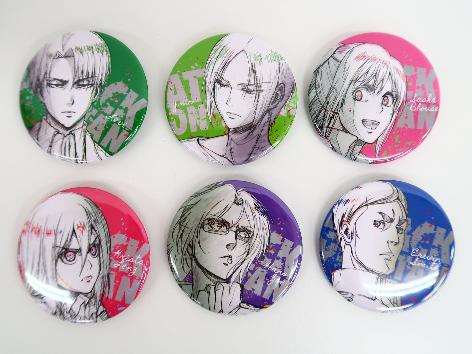 WIT STUDIO 缶バッジコレクション　進撃の巨人　Season2 セットB 全6種セット/WIT STUDIO 缶バッジコレクション 進撃の巨人 Season2 B