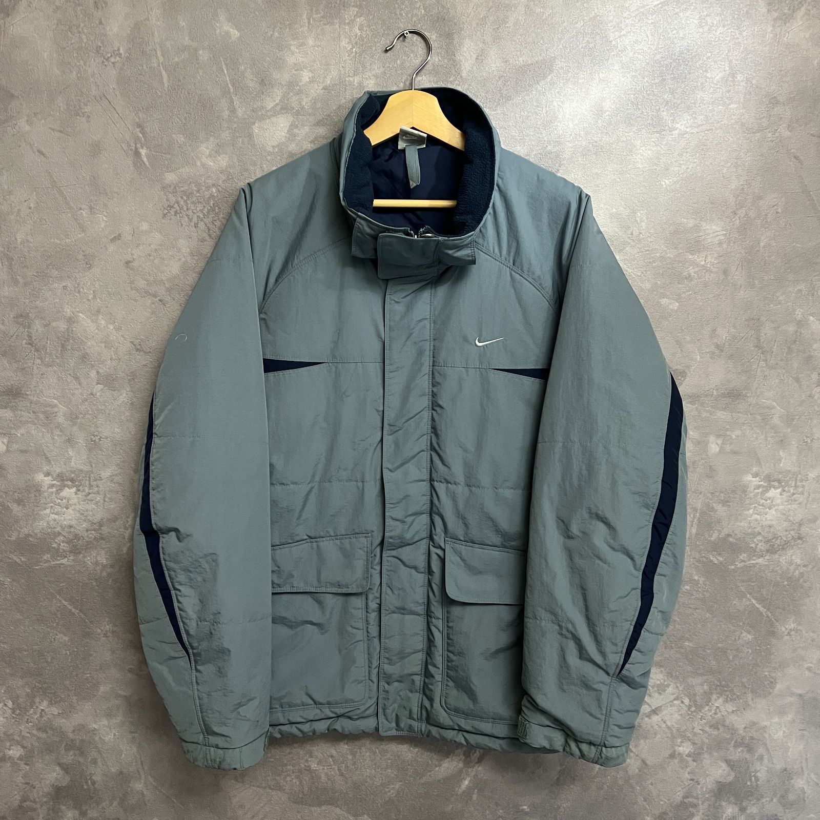 00s ナイキ　インテル　中綿　ジャケット 中古・古着通販】NIKE (ナイキ) 00'sダウンジャケット ブラック