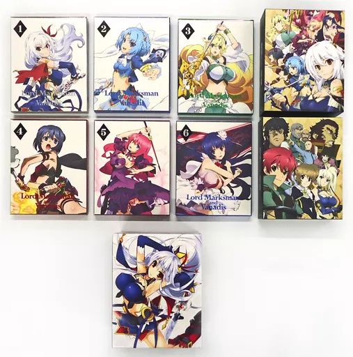 アニメBlu-ray Disc 魔弾の王と戦姫 初回生産版 BOX 2付き全6巻セット アニメイト全巻収納BOX付き