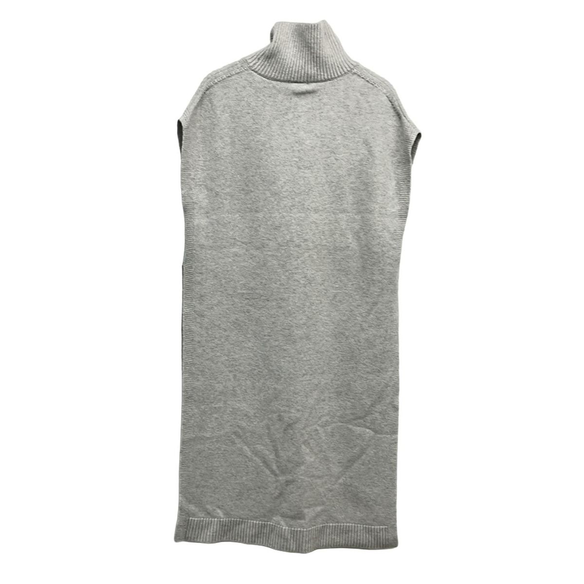 LE PHIL ルフィル ベスト サイズF レディース - ライトグレー ニット ロング丈