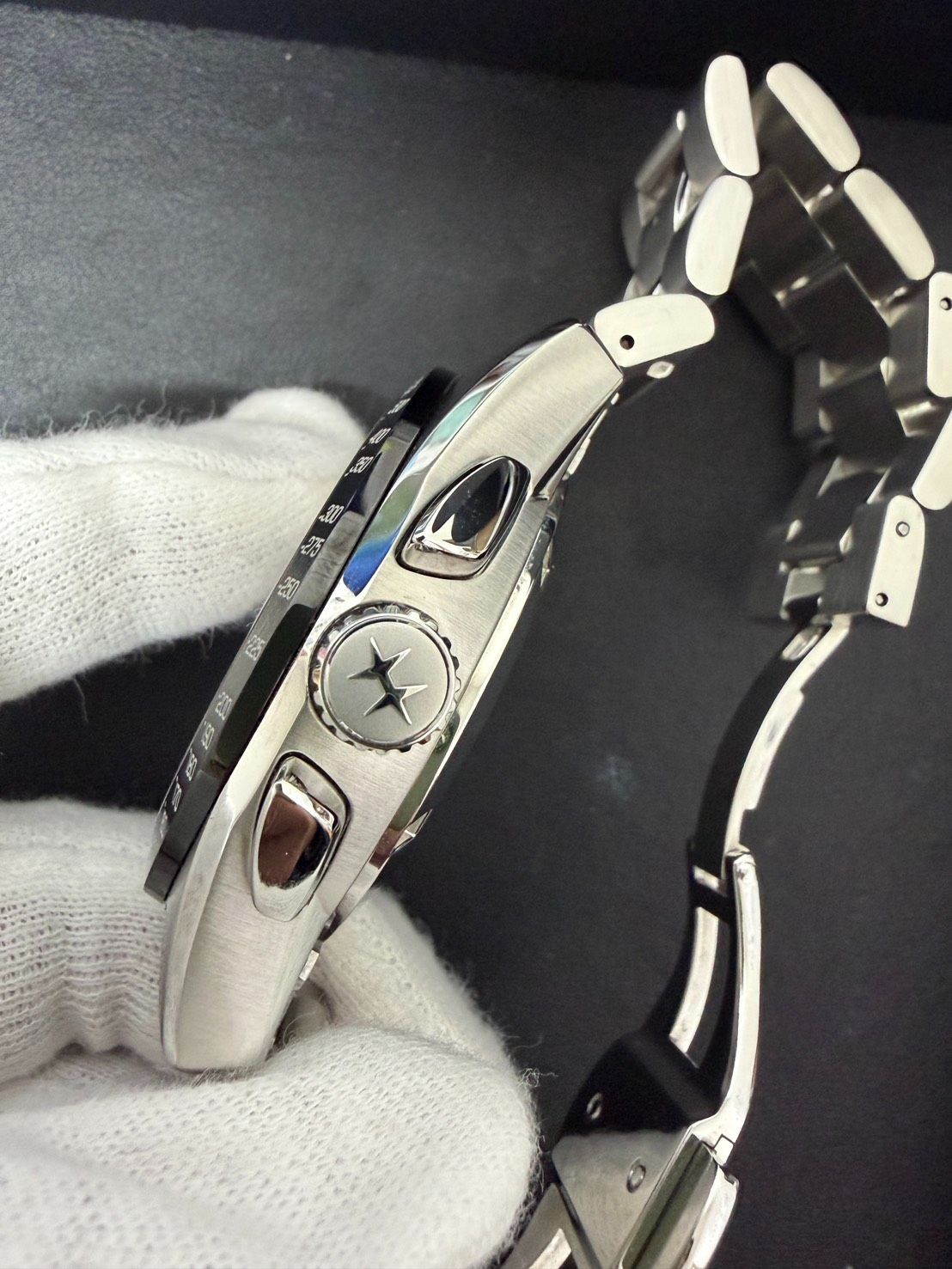 自動巻き時計 タキメーター付き