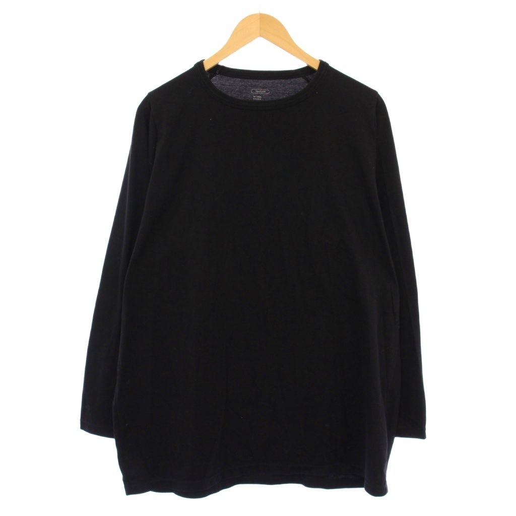 テアトラ TEATORA CARTRIDGE TEE L S SOLOTEX カートリッジTシャツロングスリーブソロテックス ロンT 長袖 クルーネック ストレッチ XXL 黒 ブラック TT LS SOLO BB
