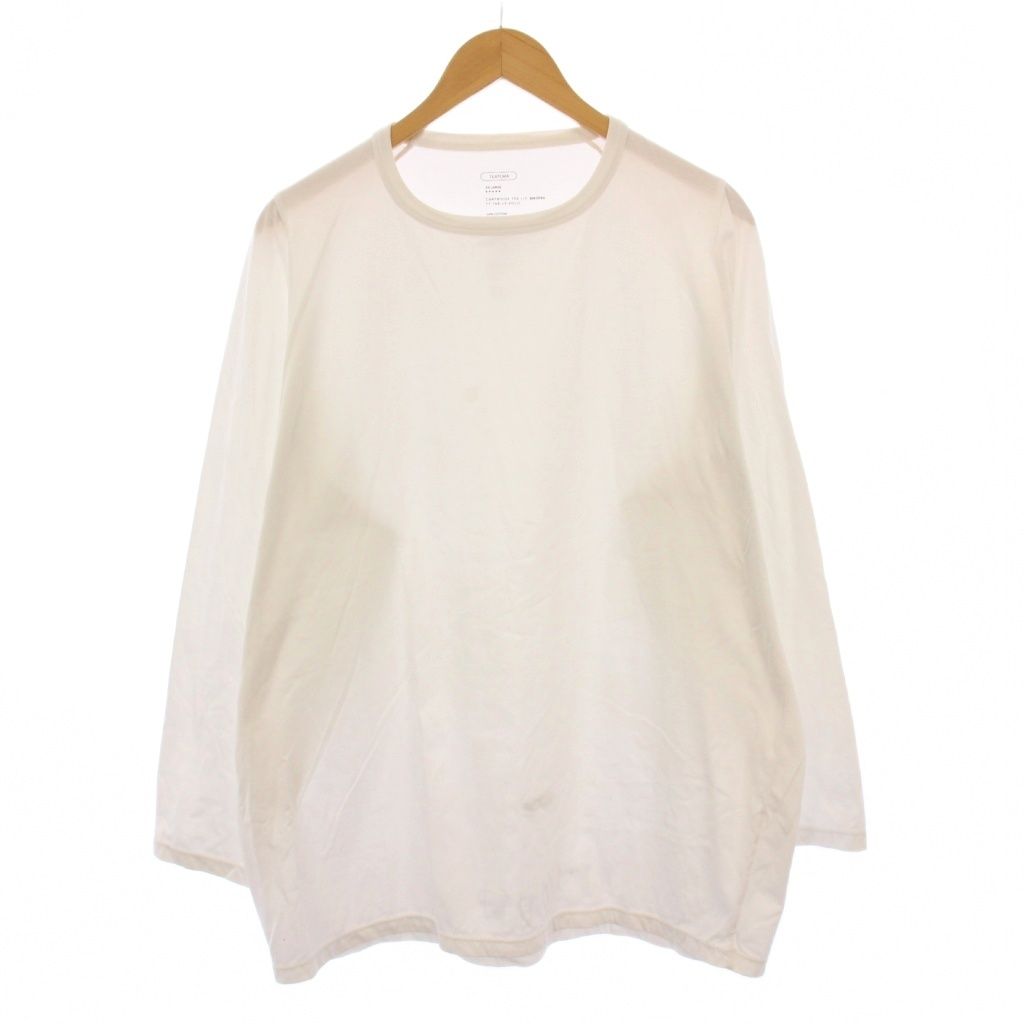 テアトラ TEATORA CARTRIDGE TEE L S SOLOTEX カートリッジTシャツロングスリーブソロテックス ロンT 長袖 クルーネック ストレッチ XXL 白 ホワイト TT-TEE-LS-SOLO BB