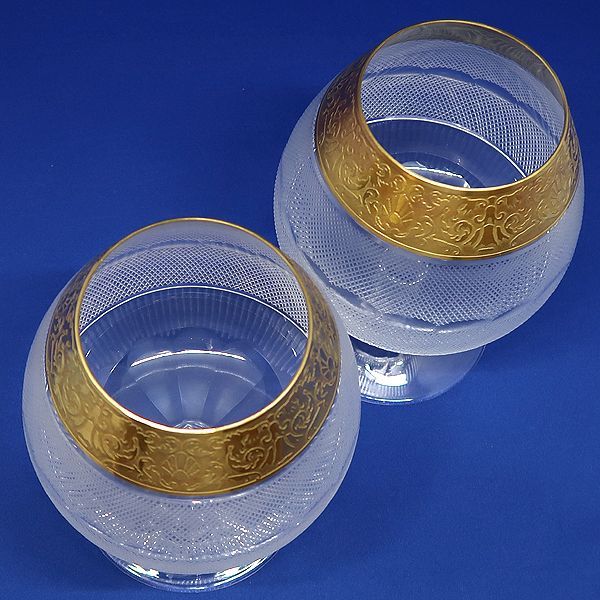  MOSER モーゼル スプレンディッド ブランデーグラス 金彩 ペア ブランデー グラス ワイングラス ペアグラス 王侯貴族 御用達 モーゼル社 SPLENDID その他 アルコールグラス