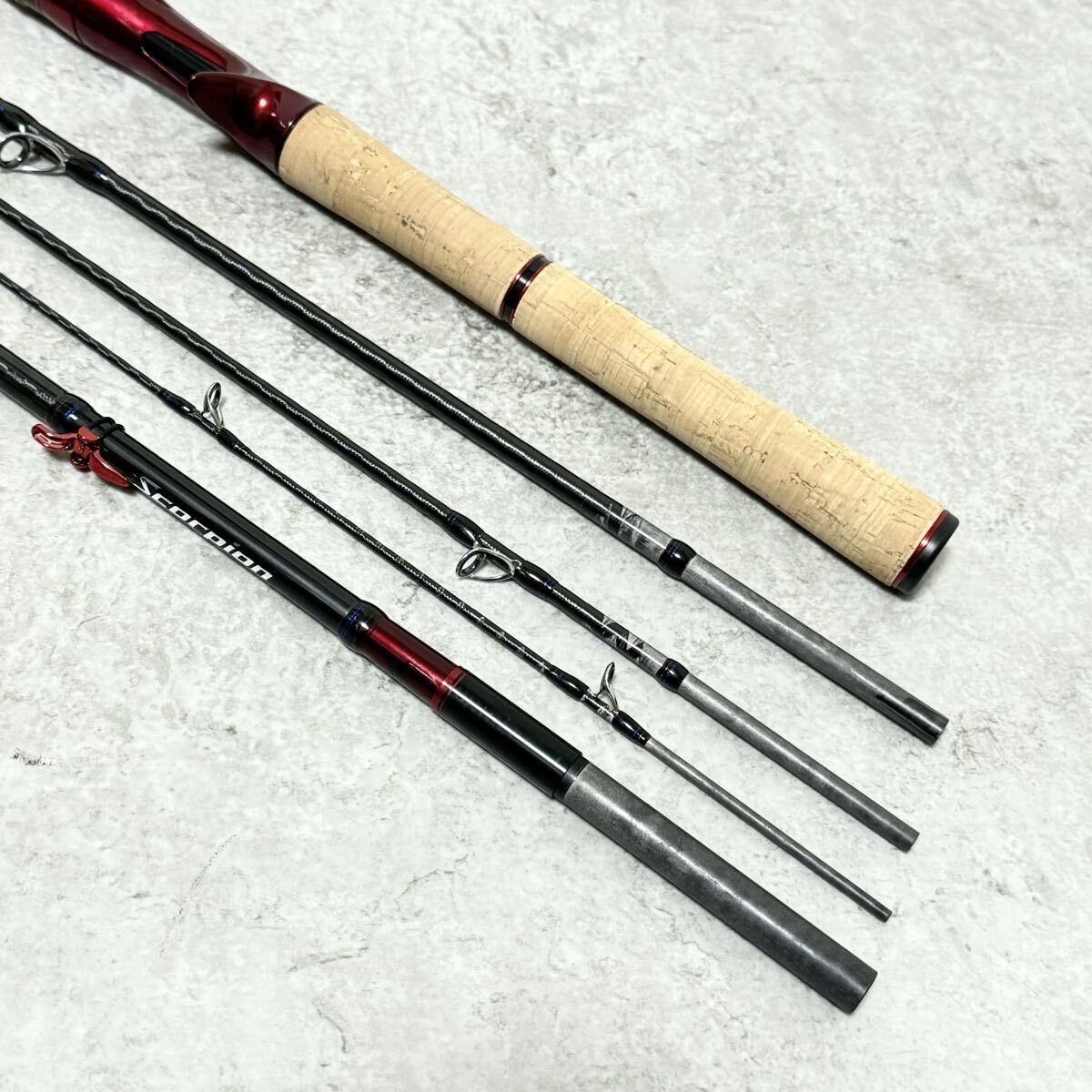 程度良好 シマノ スコーピオン モバイルパックロッド 1602 R 5 SHIMANO