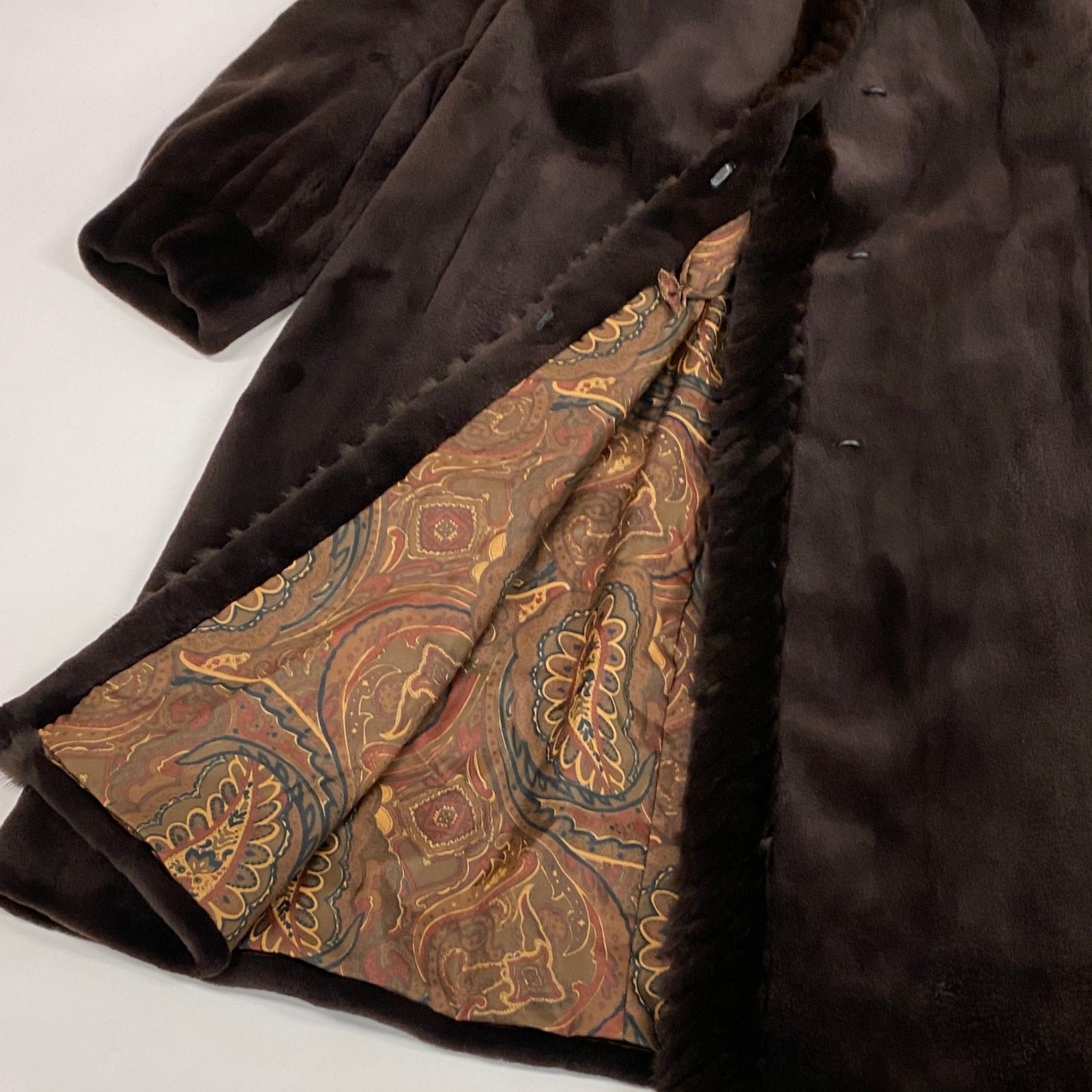 35L19 SAGA MINK サガミンク 銀サガ シェアードミンク フード付き 超