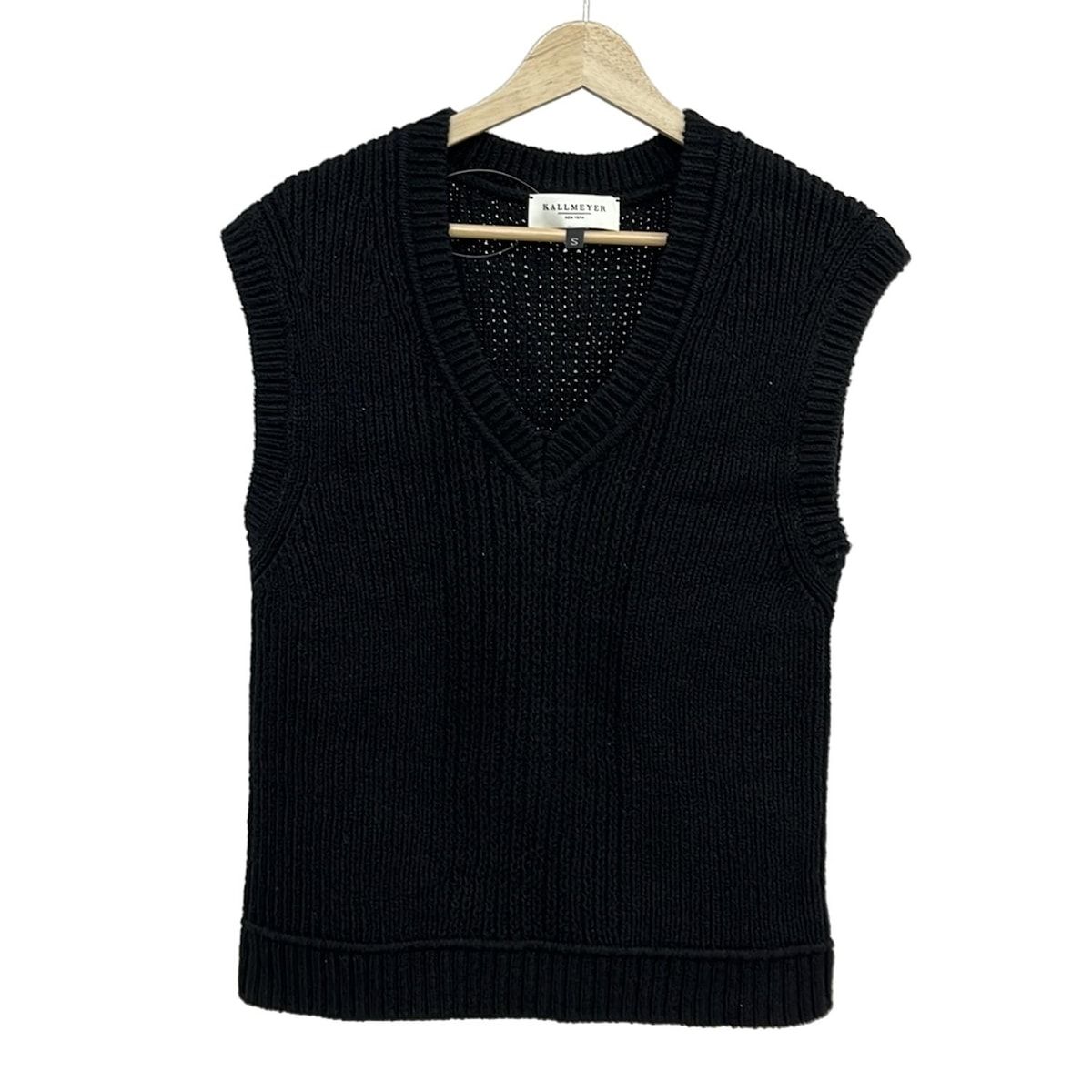 KALLMEYER カルマイヤー ベスト サイズS レディース 黒