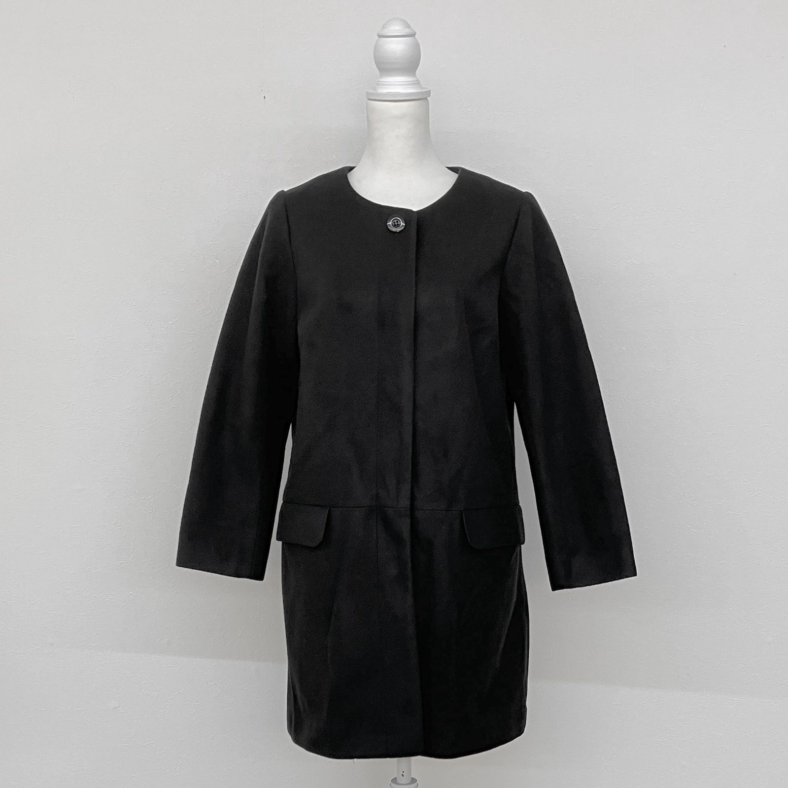 NANO universe ナノ ユニバース ブラック ノー ジャケット SIZE HMR 101-23