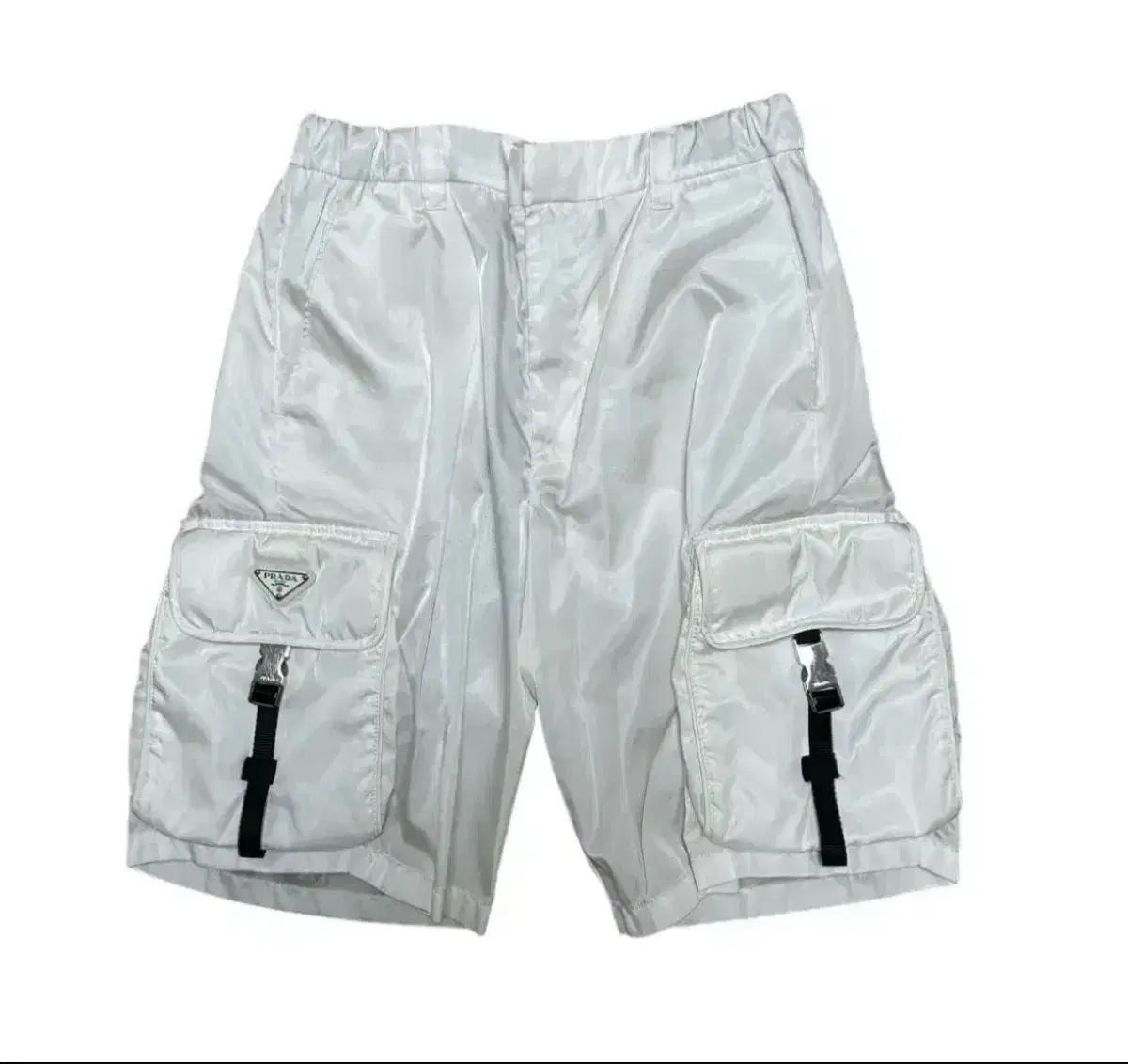 PRADA プラダ ナイロン カーゴ ショートパンツ 白