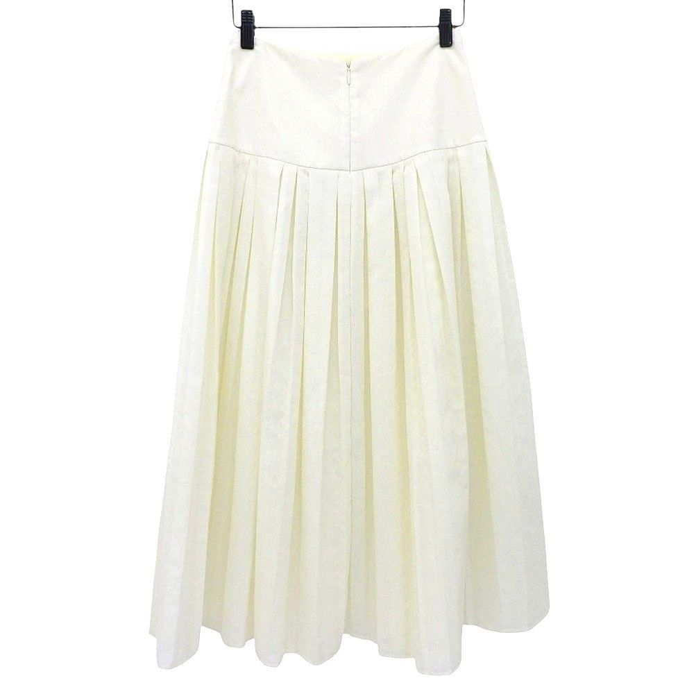THE ROW ザ ロウ プリーツ スカート レディース ホワイト 0 4958-W 1749