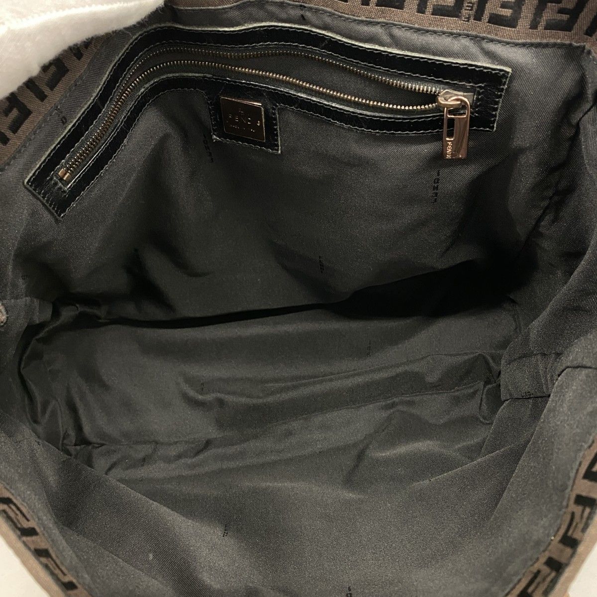 ☆SALE【5pa0700】フェンディ ハンドバッグ ズッキーノ ナイロン