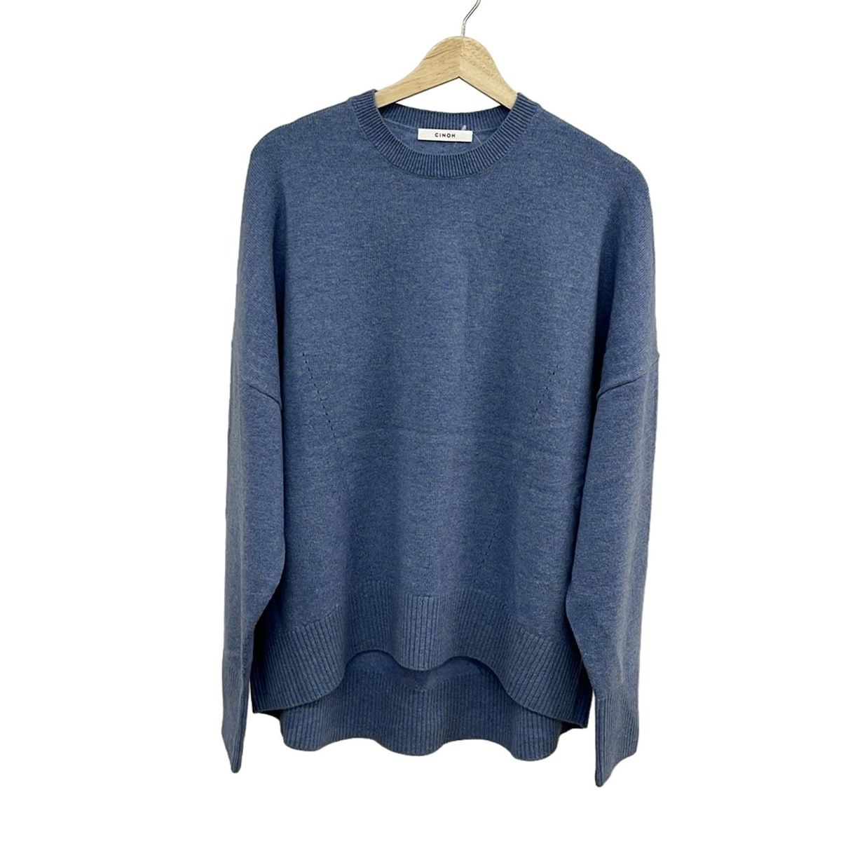 CINOH 長袖ニット セーター タートルネック ビッグサイズ キャメル 38 CINOH チノ CINOH 長袖セーター サイズ38 M - ダークブラウン