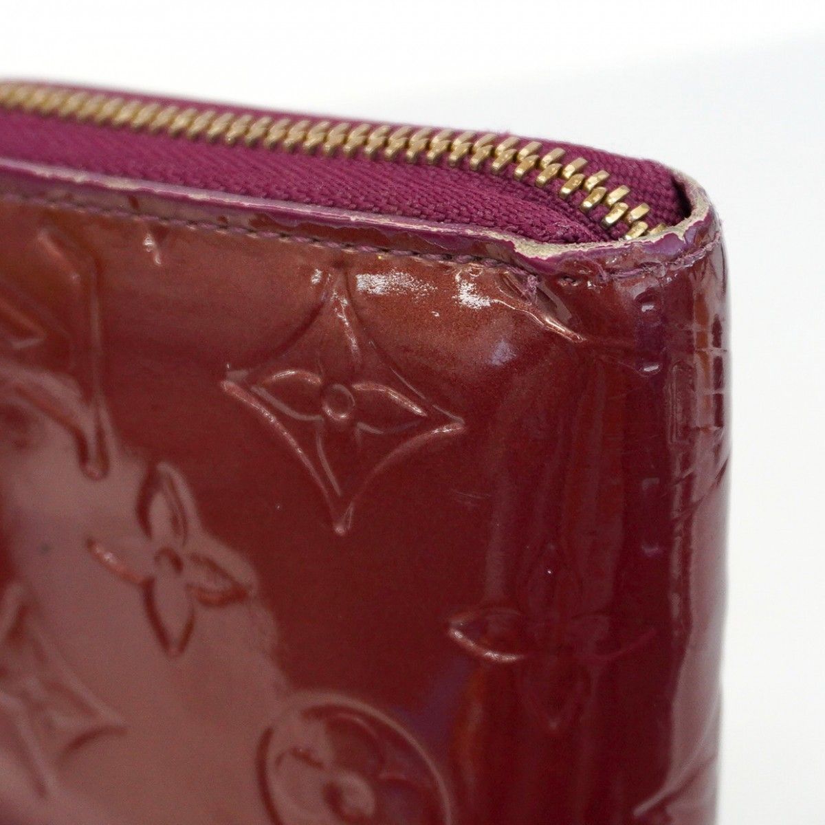 ☆SALE【5pa0971-h】ルイヴィトン 長財布 ヴェルニ ストア ジッピー