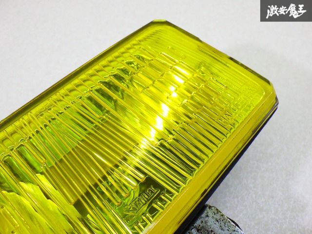 【ストア出品】 MITSUBISHI 三菱 純正 J54 J58 JEEP ジープ 角型 イエロー フォグランプ ランプ 黄色 レンズ 左右 HK640 STANLEY  即納