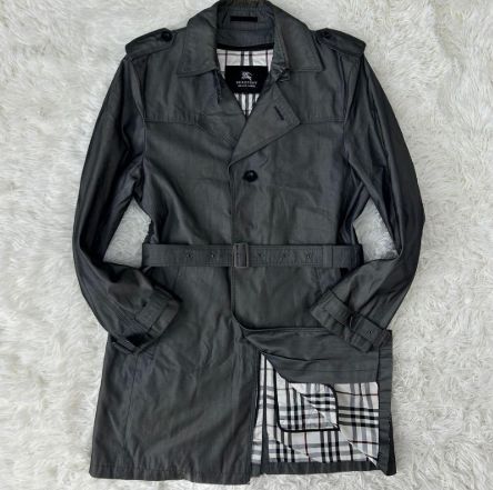美品/LL】BURBERRY BLACK LABEL バーバリー ブラックレーベル トレンチ