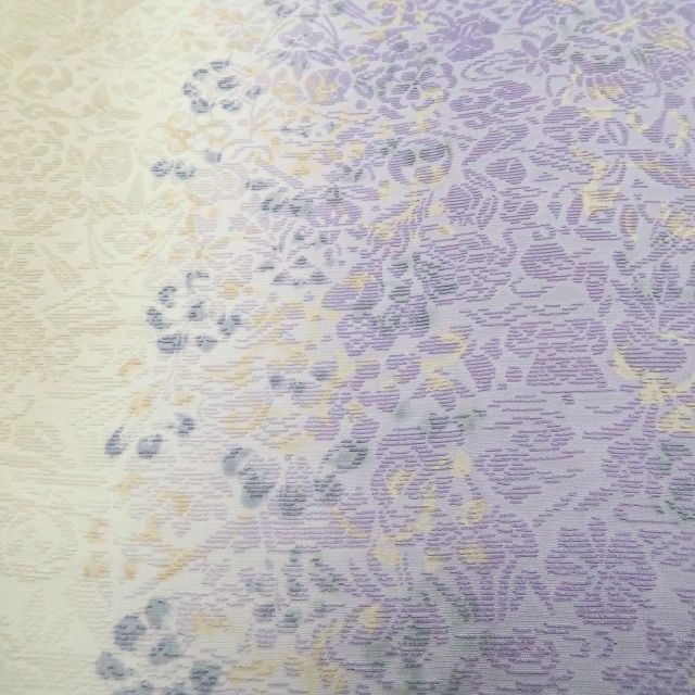 仕付け糸付”ビロードの奥行きが描く優美な大人の装い”お召