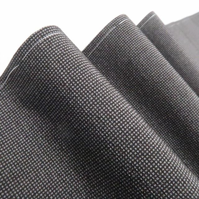 ❁tomihisa❁ トールサイズ 鈴乃屋謹製 角通し 落款 着物 正絹 仕付け糸付 ”赤墨色に宿る洗練と格”江戸小紋 7436