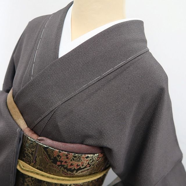 ❁tomihisa❁新品 希少トールサイズ 鈴乃屋謹製 角通し 落款 着物 正絹