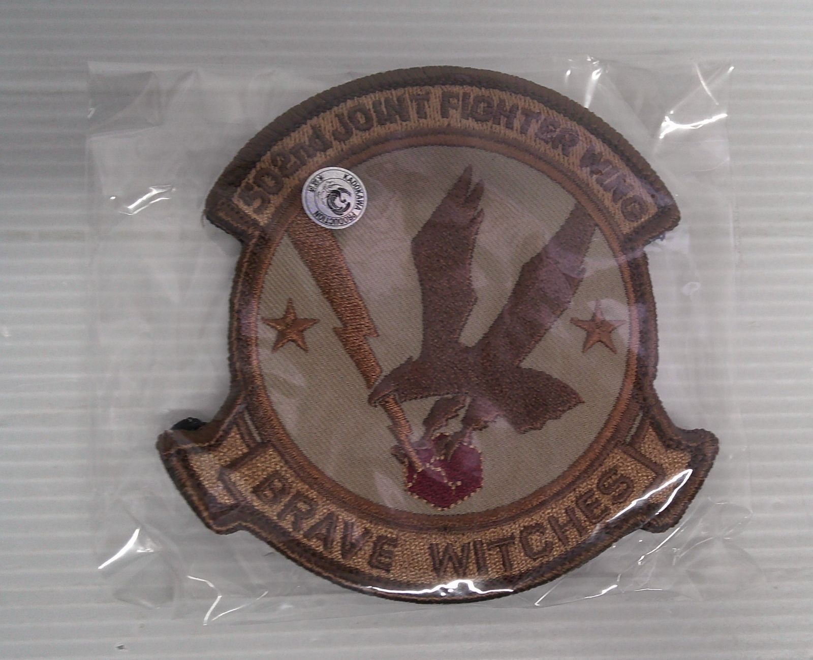 未開封品】第502統合戦闘航空団 部隊章ワッペン サブデュード版 OD/TAN