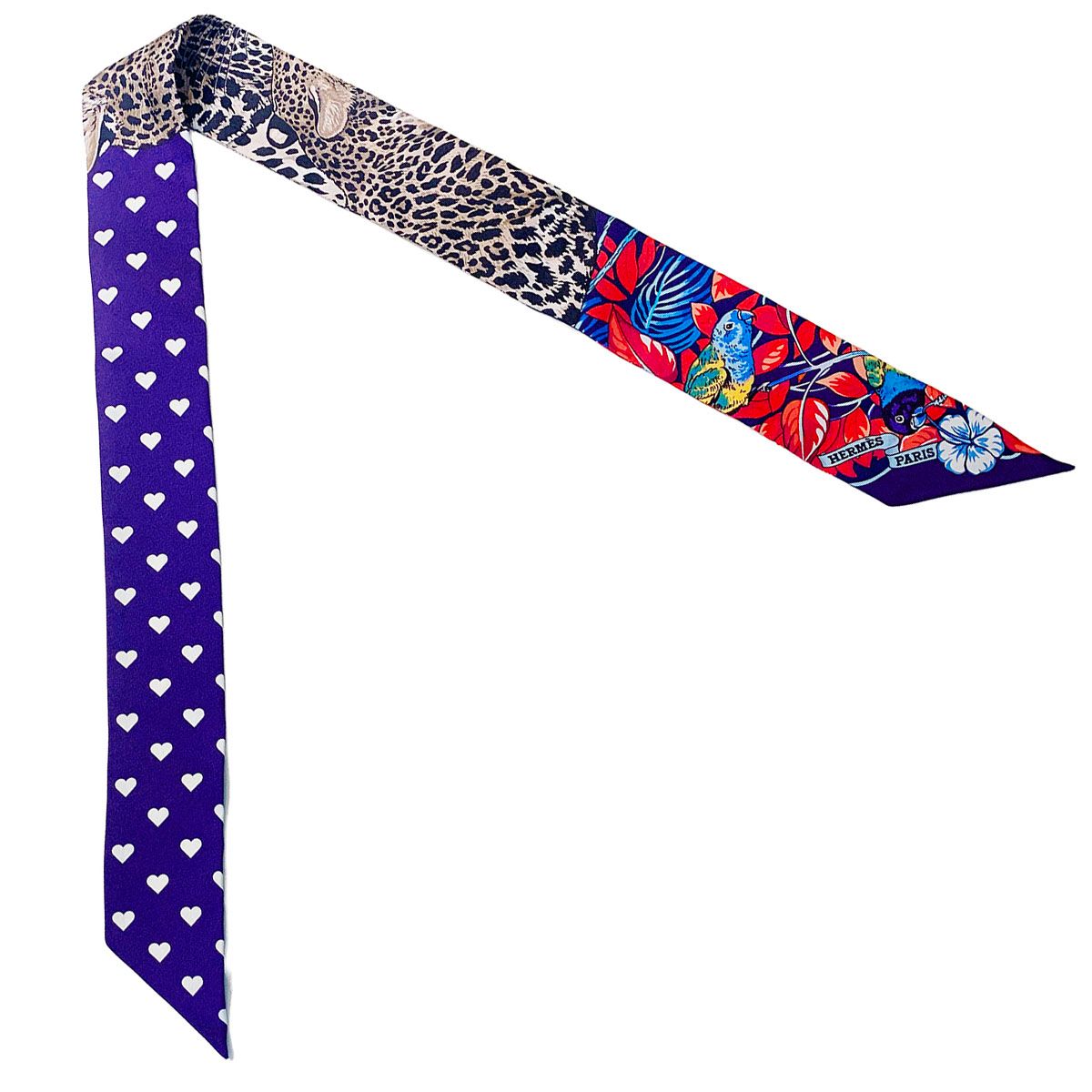 エルメス HERMES ツイリーシルクスカーフ Jungle Love ジャングルラブ