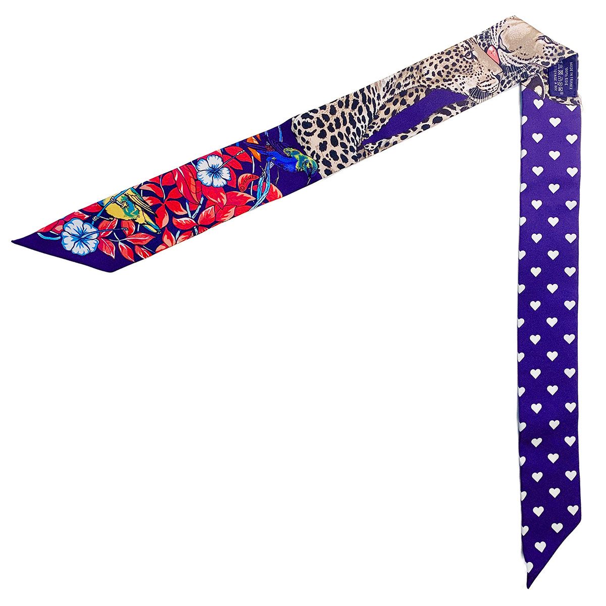 エルメス HERMES ツイリーシルクスカーフ Jungle Love ジャングルラブ