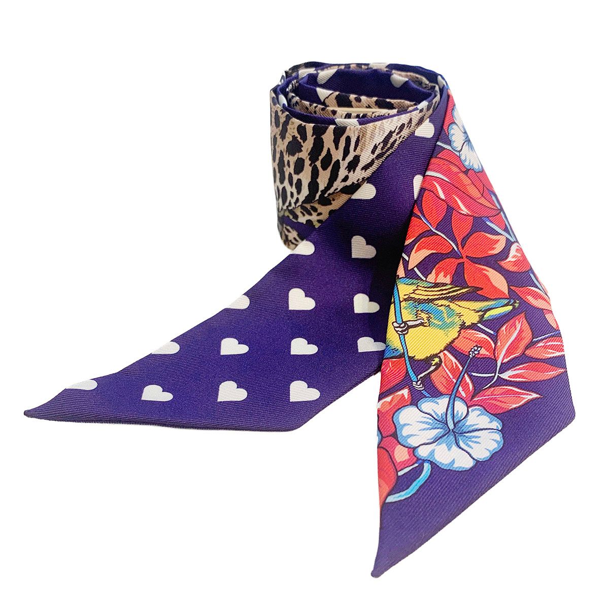 エルメス HERMES ツイリーシルクスカーフ Jungle Love ジャングルラブ