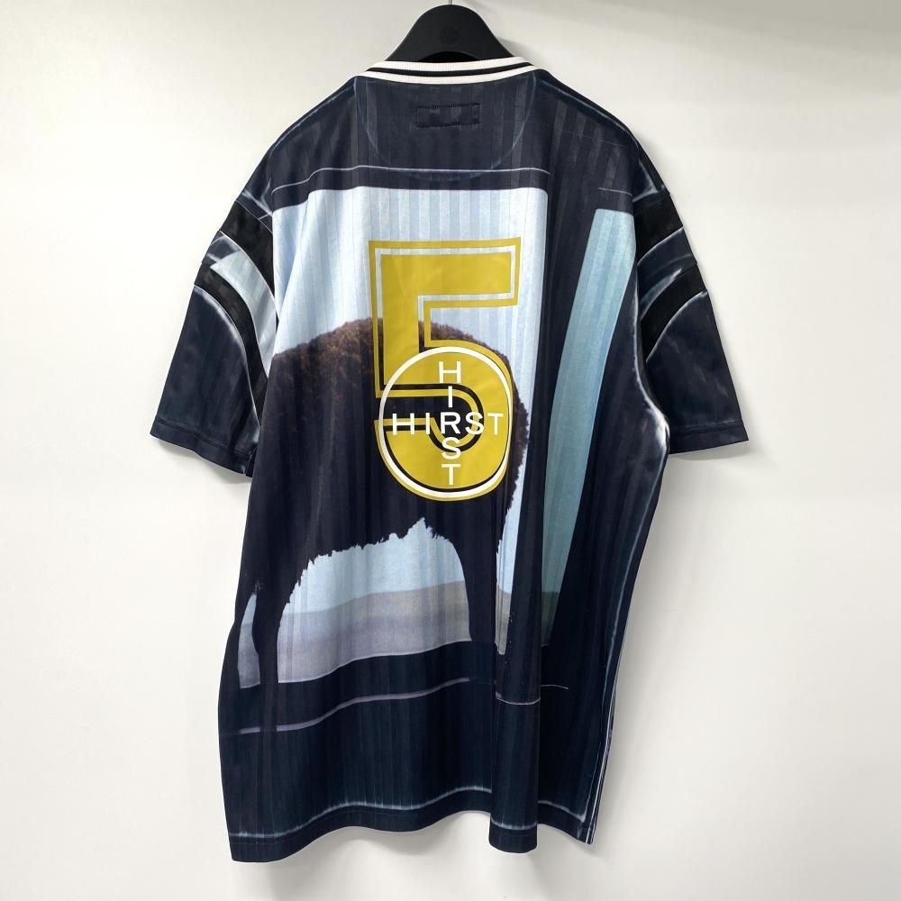 中古】Supreme25SS /Damien Hirst Soccer Jersey サイズL 半袖 ダイ