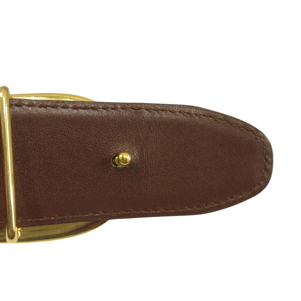 GUCCI グッチ Gバックル ベルト レザー ロゴ #70・28 黒 ブラック