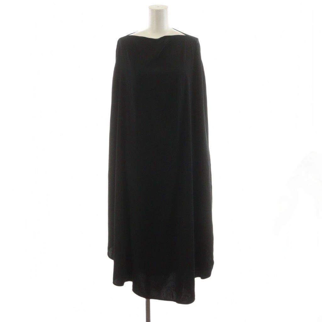 エムエムシックス メゾンマルジェラ MM 6 Maison Margiela ワンピース ミモレ ロング ノースリーブ 黒 ブラック S 43455 AN 60