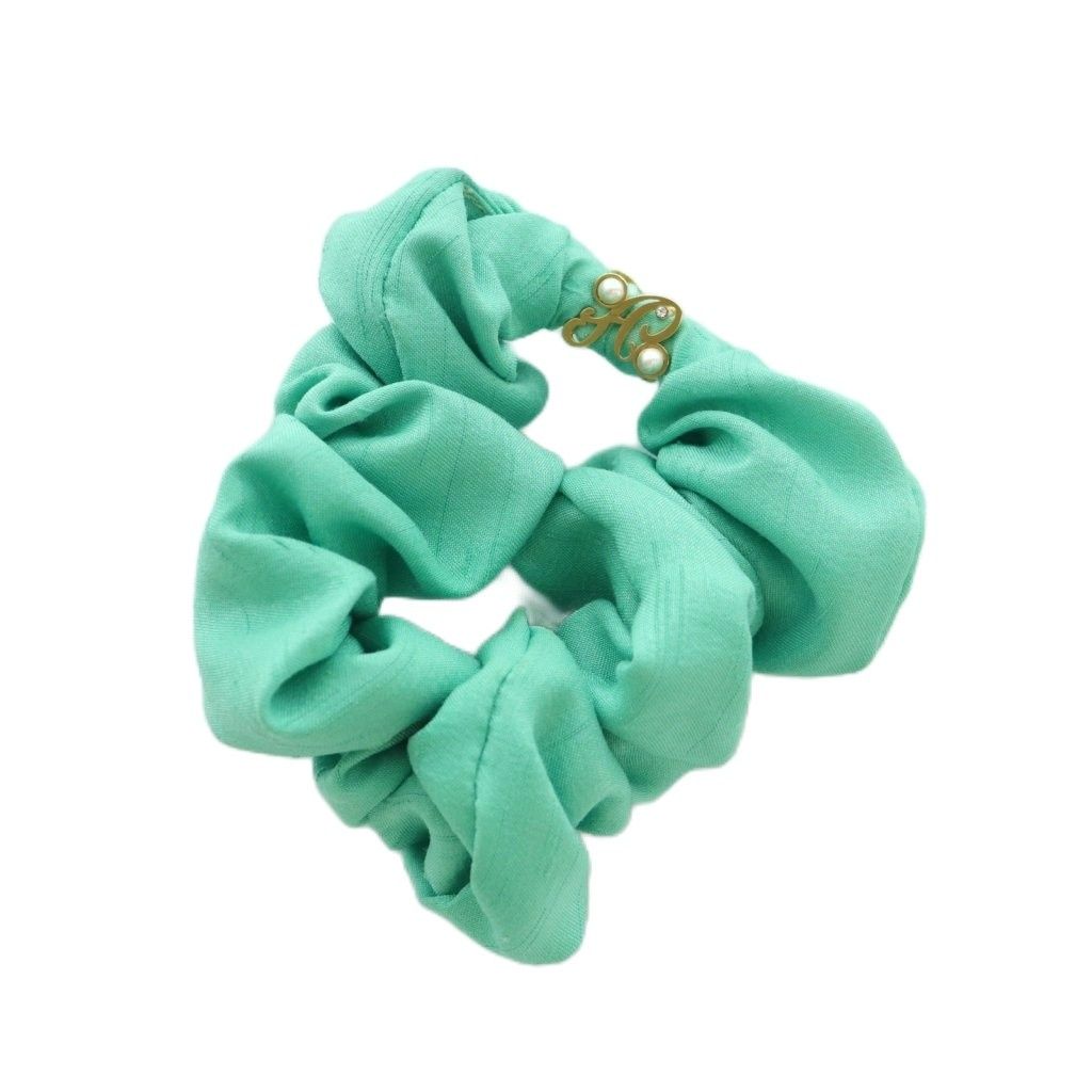 アッカ acca シュシュ ヘアゴム ミントグリーン /MI - メルカリ